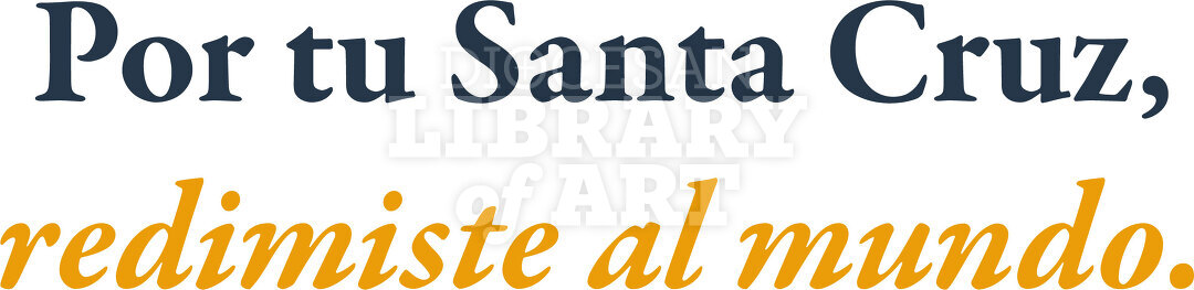 Por tu Santa Cruz, Redimiste al Mundo.