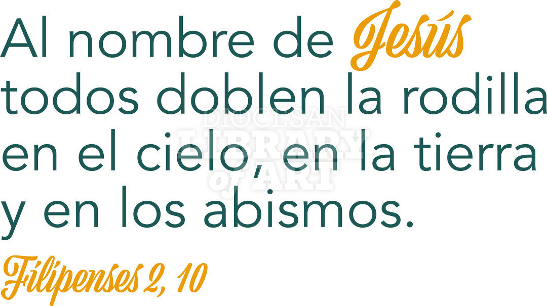 Al nombre de Jesús todos doblen la rodilla en el cielo