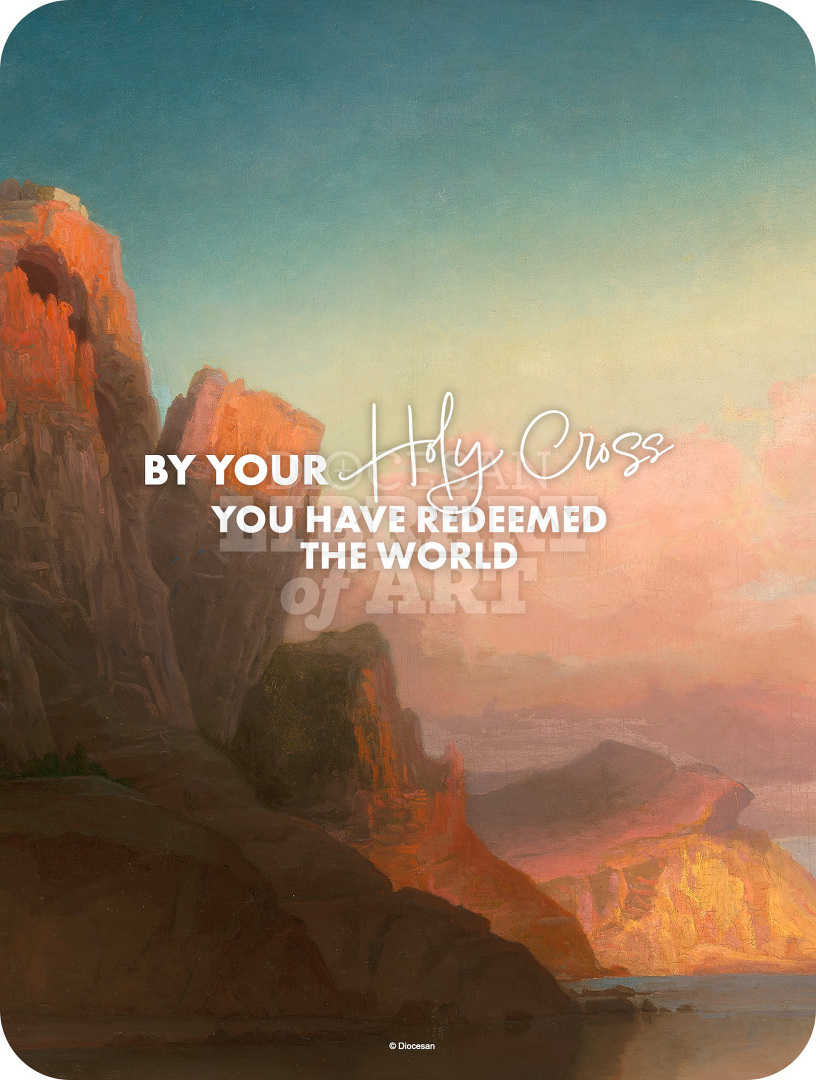 By your Holy Cross. Contemporary : Full Page