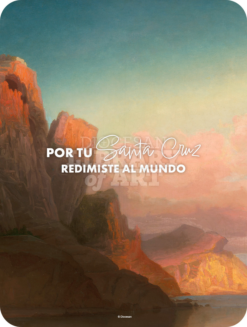 By your Holy Cross. Spanish, Contemporary : Full Page
