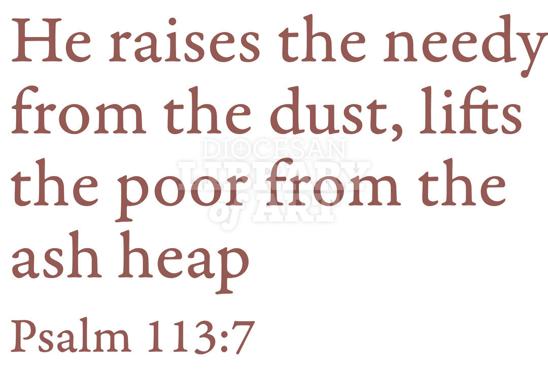 He Raises the Needy from the Dust