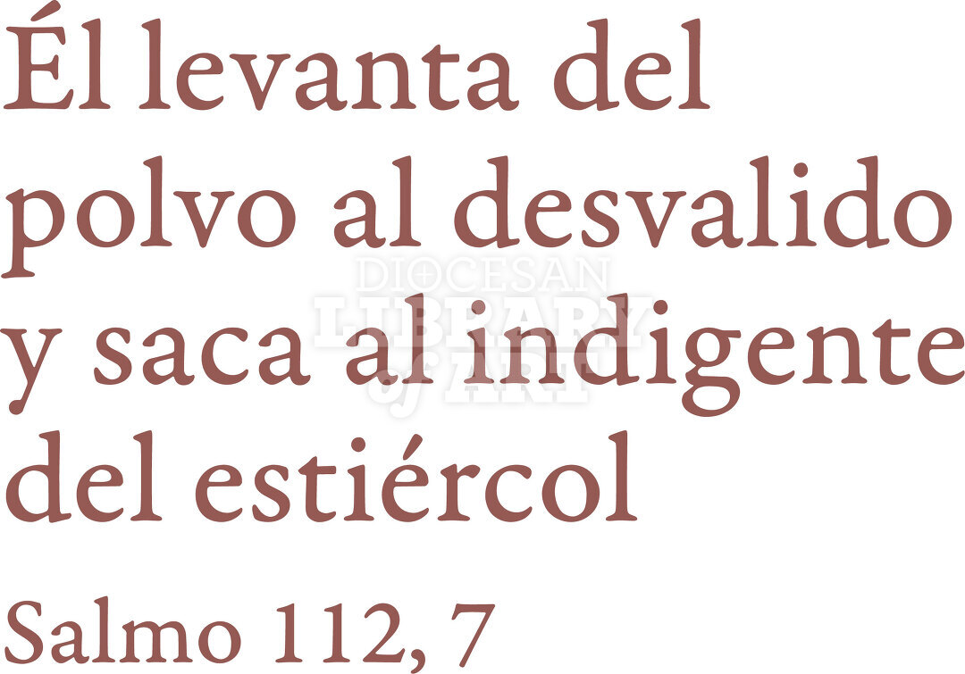 Él levanta del polvo al desvalido y saca al indigente del estiércol.
