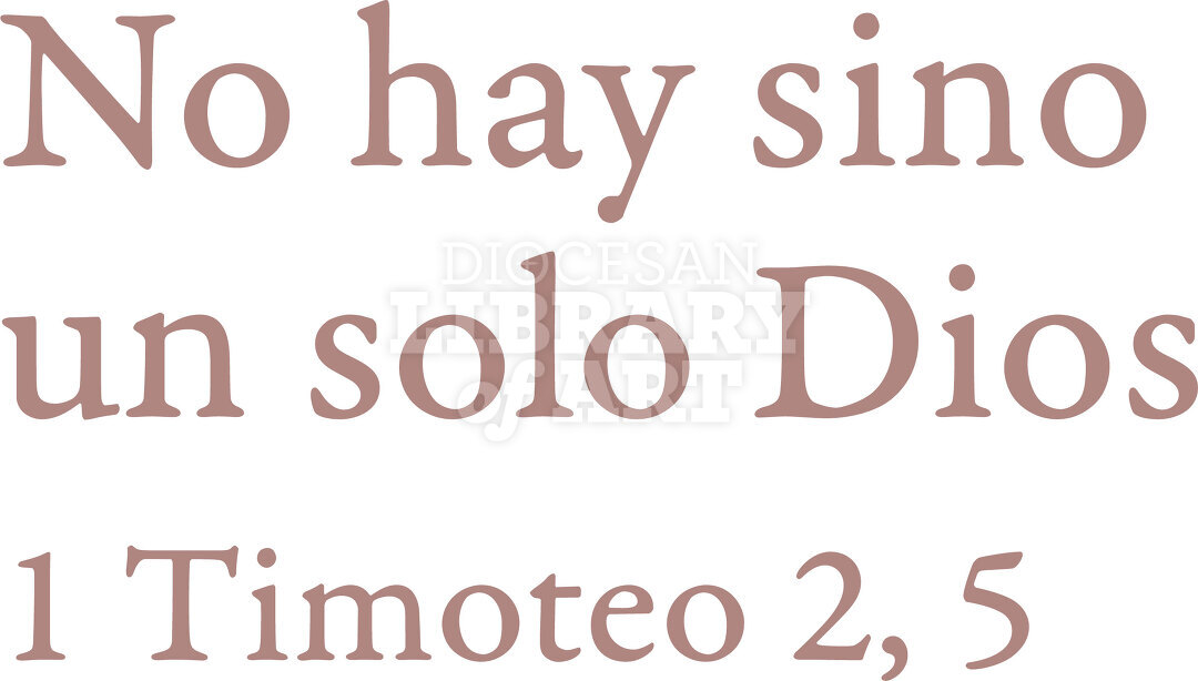 No Hay Sino Un Solo Dios