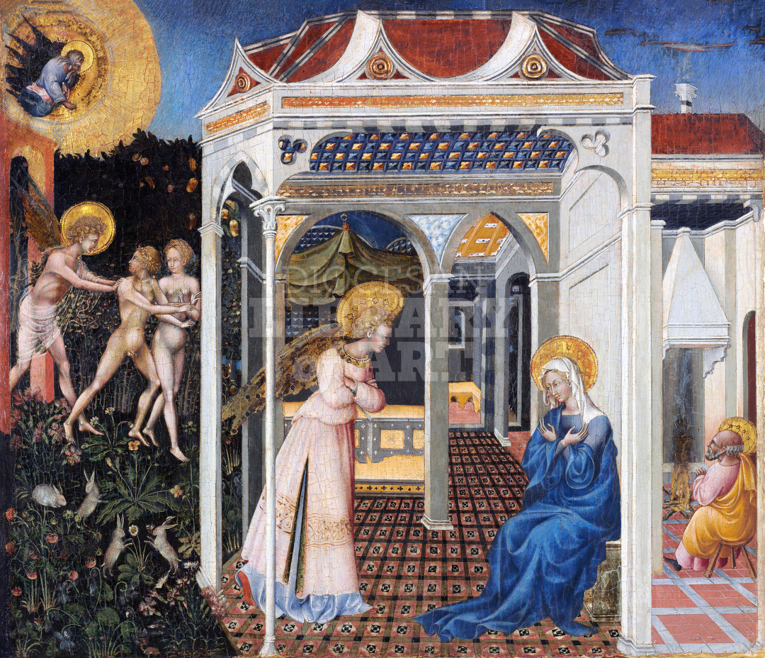 The Annunciation and Expulsion from Paradise