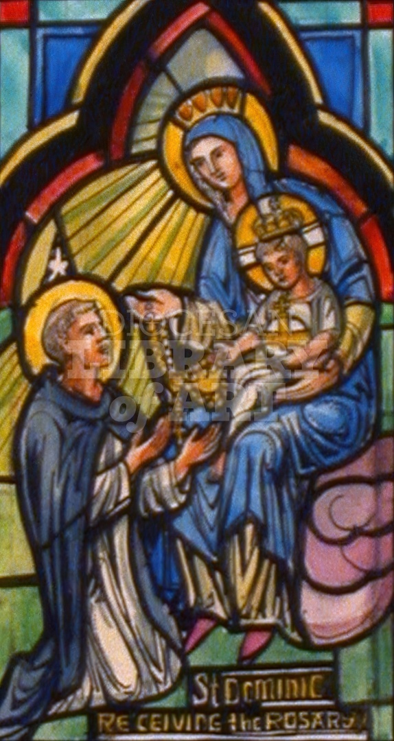 St. Dominic Receiving the Rosary
