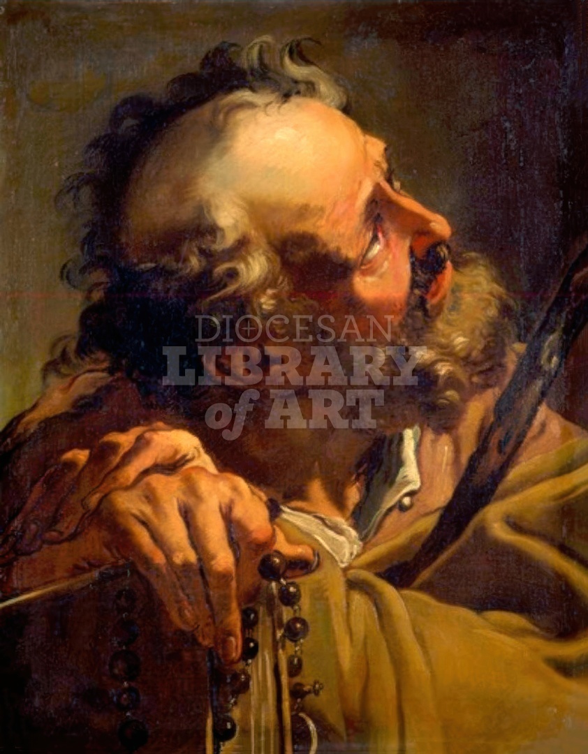 Portrait of an old Man with a Rosary