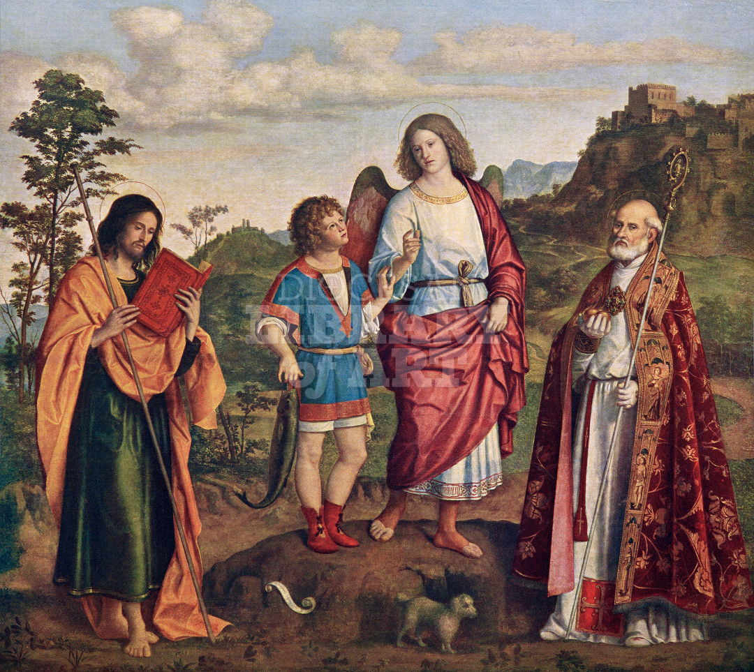 Tobias with an Angel and Two Saints