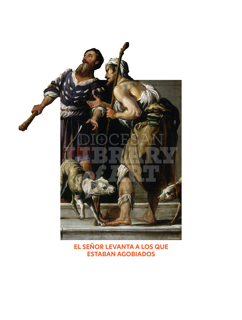 El Señor Levanta A Los Que Estaban Agobiados Framed : Cover
