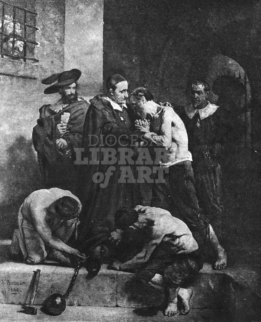 Saint Vincent de Paul visiting the prissioners