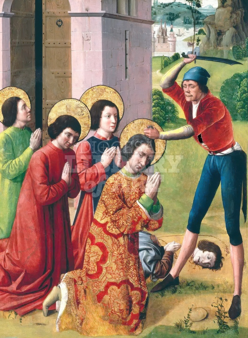 Martyrdom of Saints Cosmas and Damian with their Three Brothers