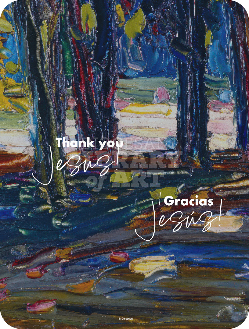 Thank you Jesus. Bilingual, Contemporary : Full Page