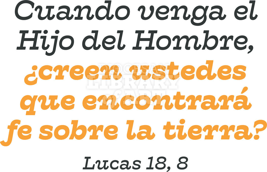 Cuando venga el Hijo del Hombre,