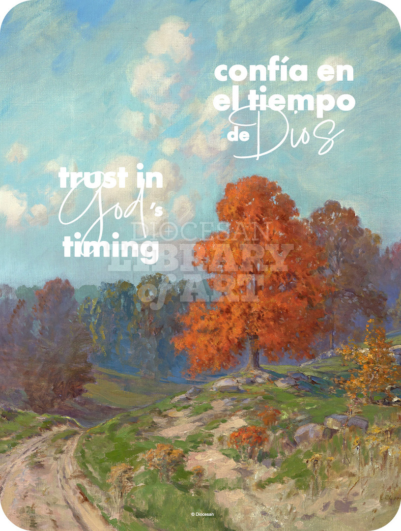 Trust in God. Bilingual, Contemporary : Full Page