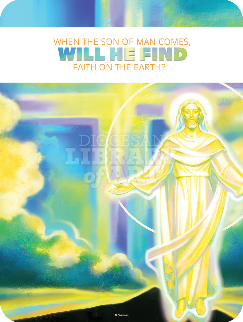 When the Son of Man Comes. Vibrant : Full Page