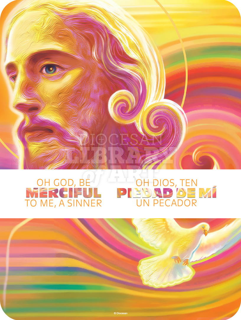 Oh God, Be Merciful. Bilingual, Vibrant : Full Page
