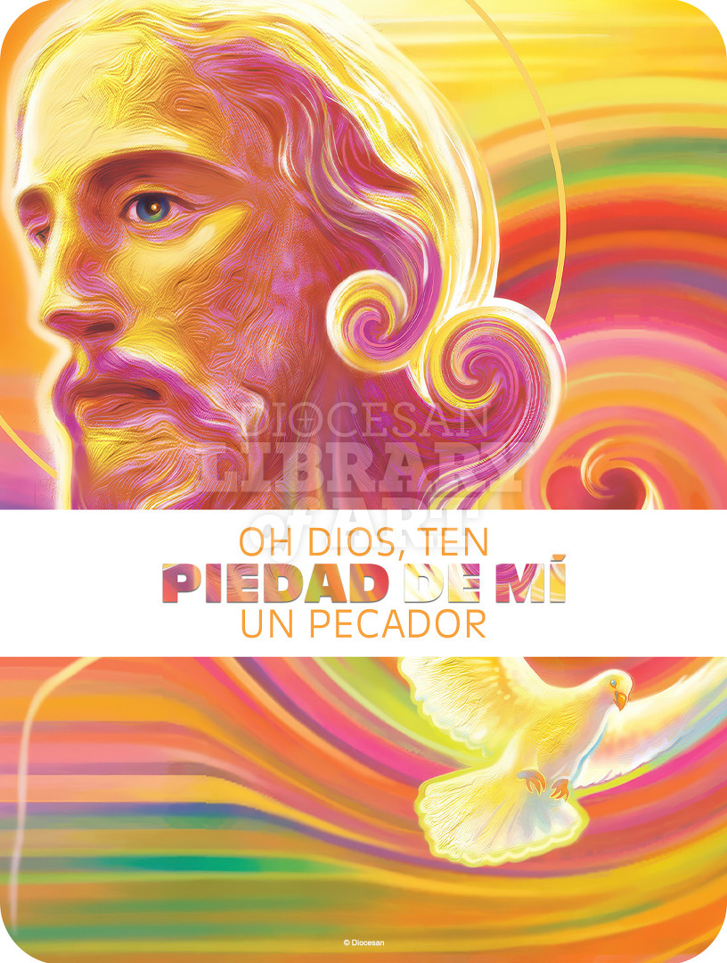 Oh God, Be Merciful. Spanish, Vibrant : Full Page