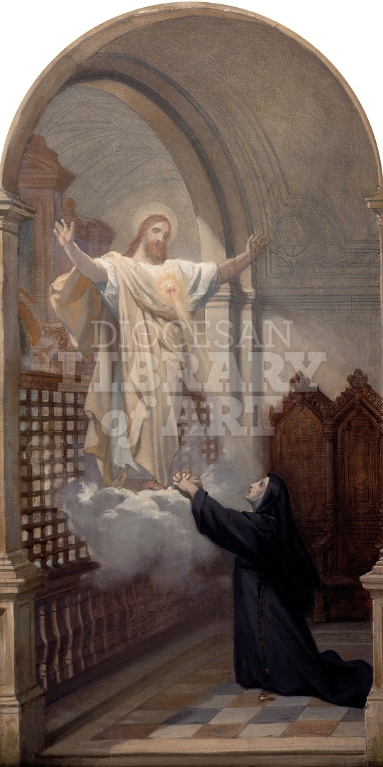 Vision of Saint Mary Alacocque
