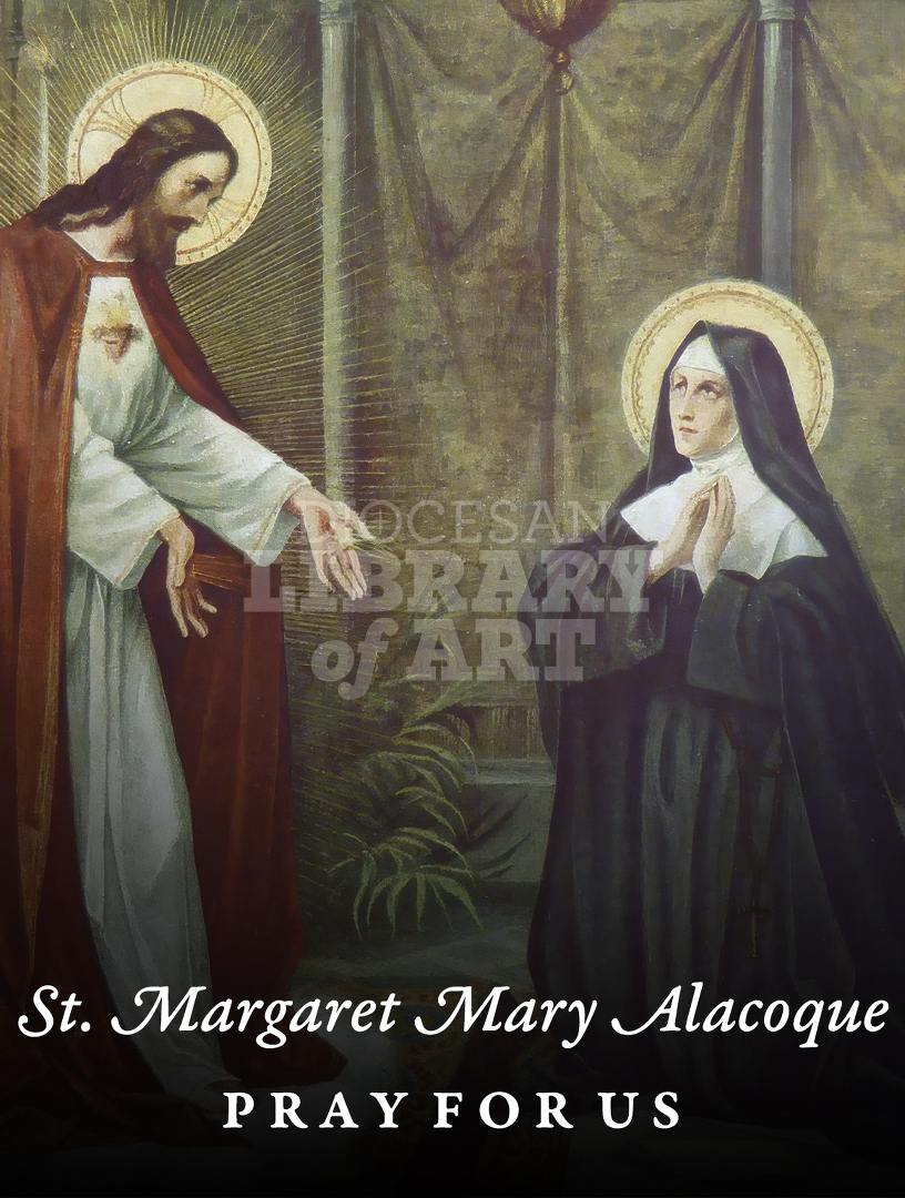 St. Margaret Mary Alacoque, Pray for Us : Full Page