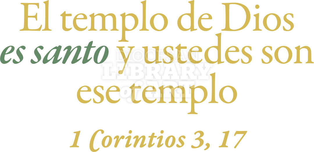 El templo de Dios es santo y ustedes son ese templo