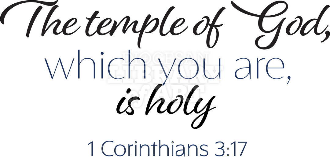 The temple of God, which you are, is holy.