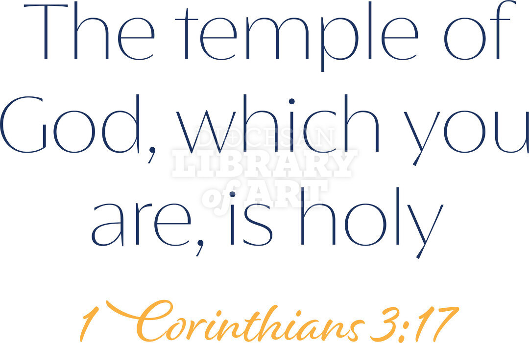 The temple of God, which you are, is holy.