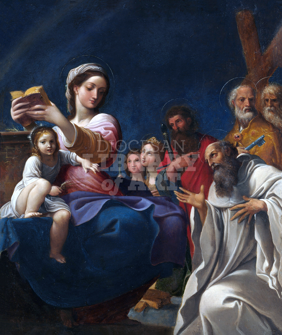 Madonna and child with Saints