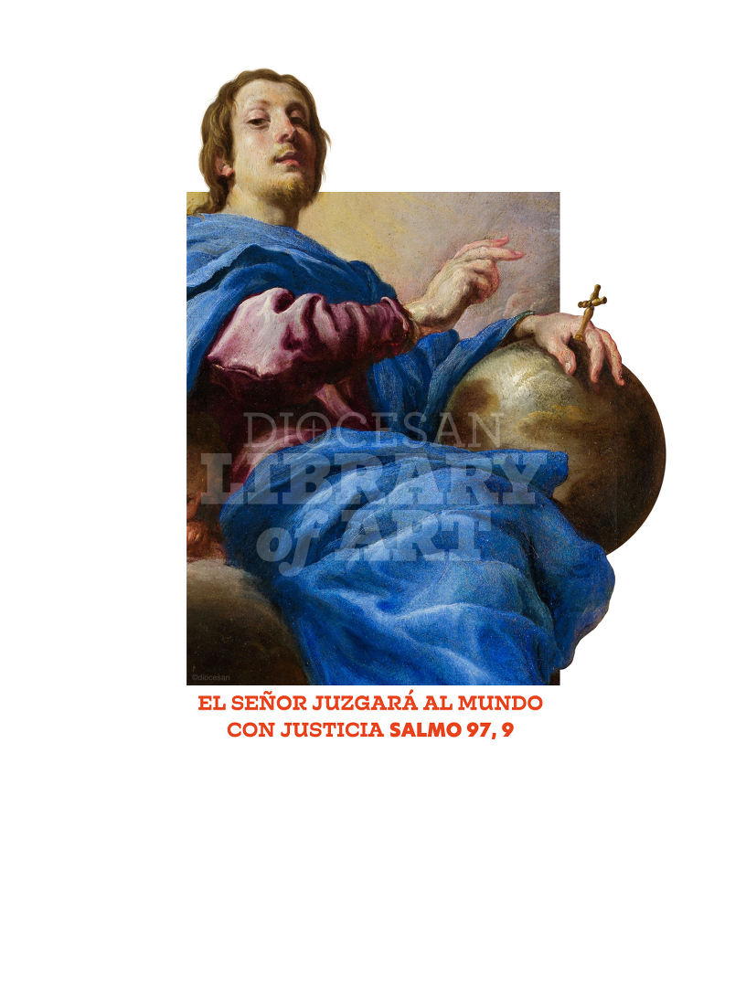 El Señor Juzgará Al Mundo Con Justicia Framed : Cover