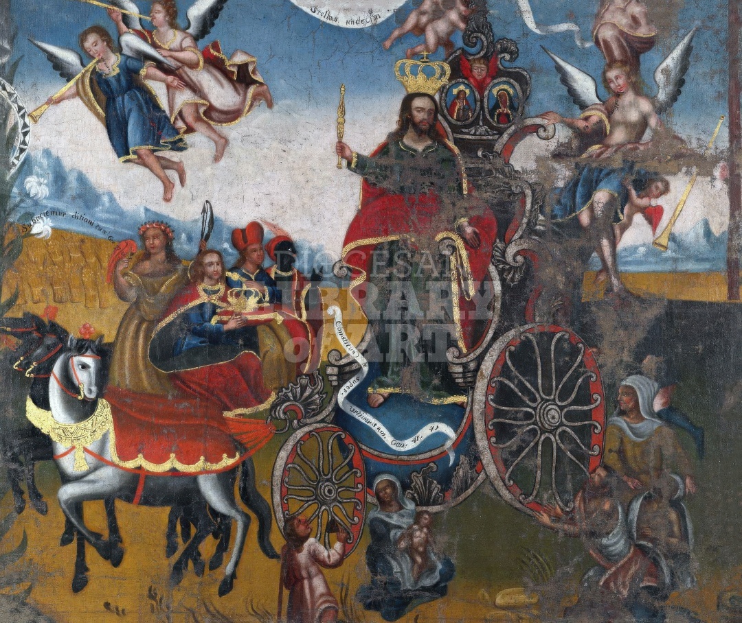 Triumph of Christ the King with the Four Continents