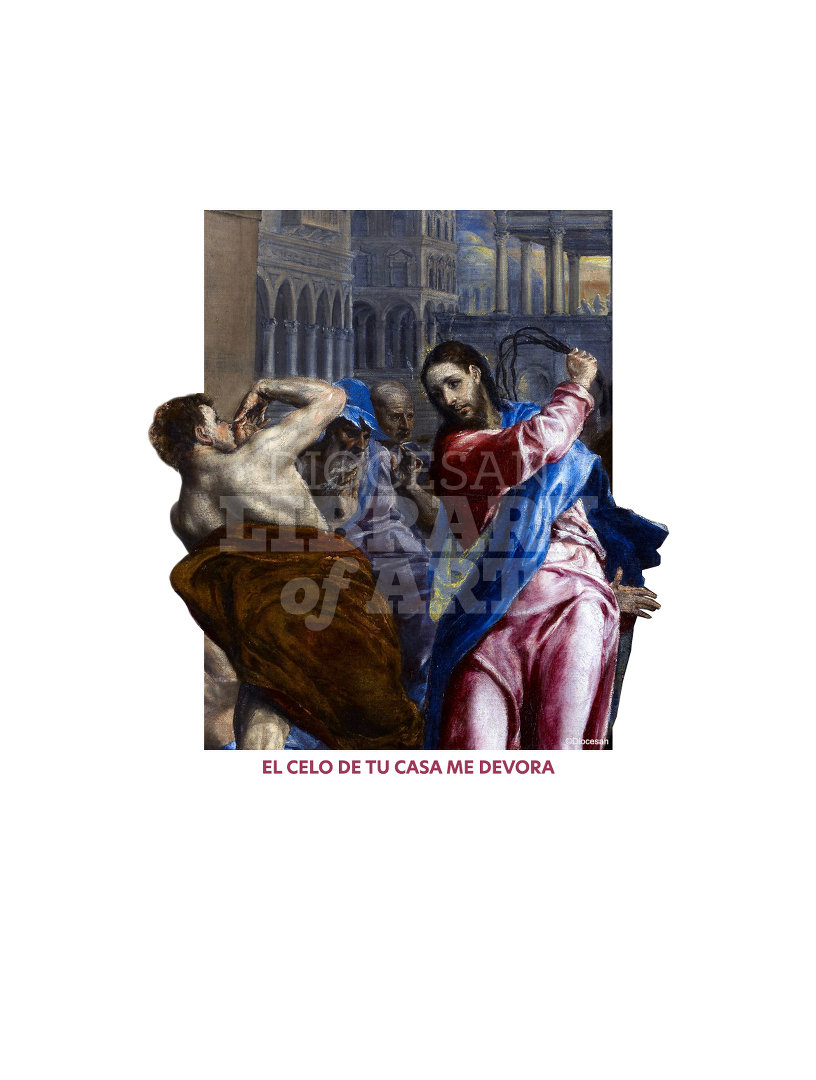 El Celo De Tu Casa Me Devora Framed : Cover