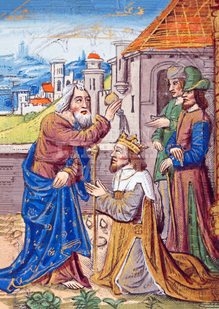 David and Samuel, Printed Book of Hours
