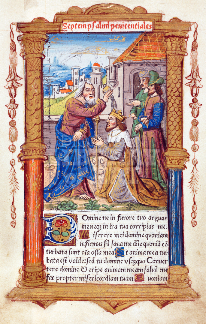 David and Samuel, Printed Book of Hours