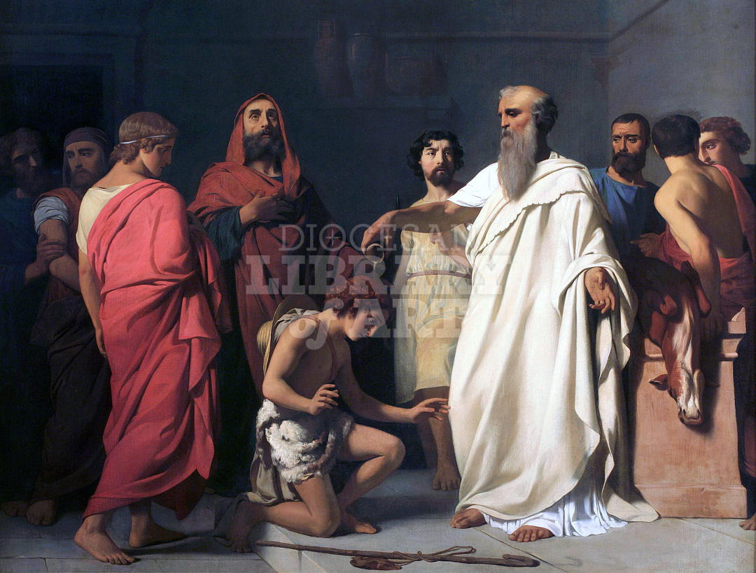 The Anointing of David by Samuel 