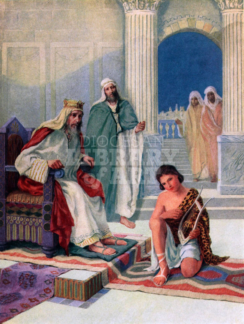 David Before King Saul