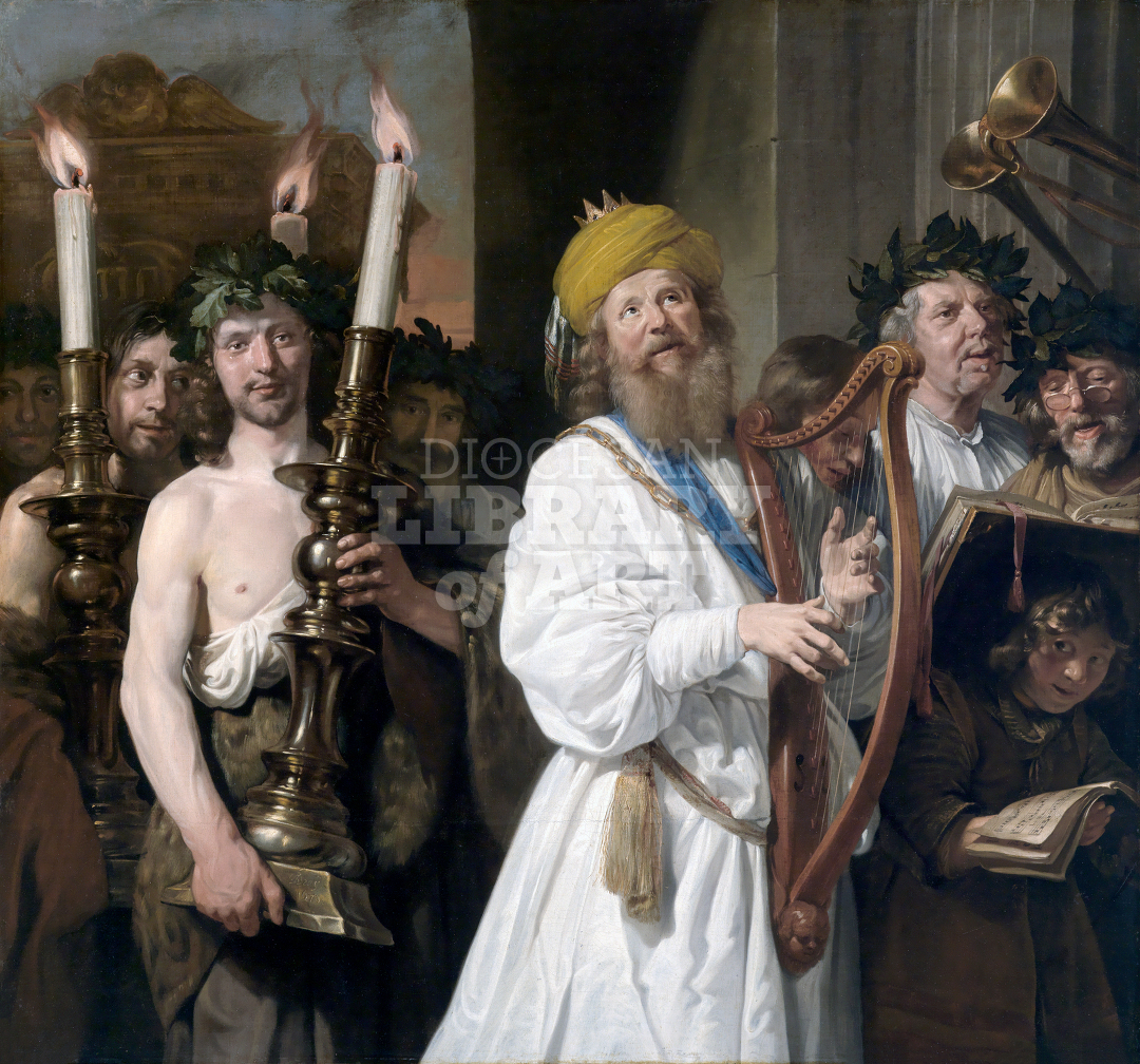 King David Leads the Ark of the Covenant to Jerusalem 