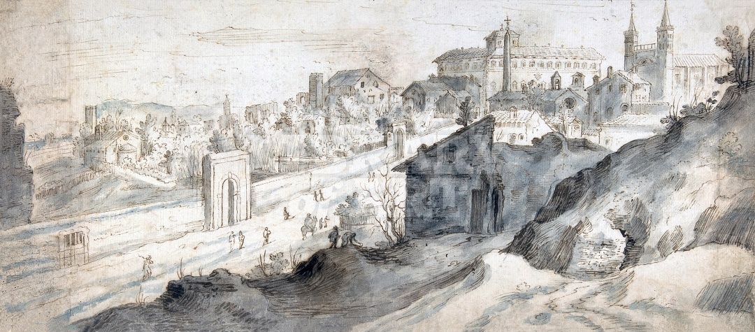 View of St. John Lateran, Rome