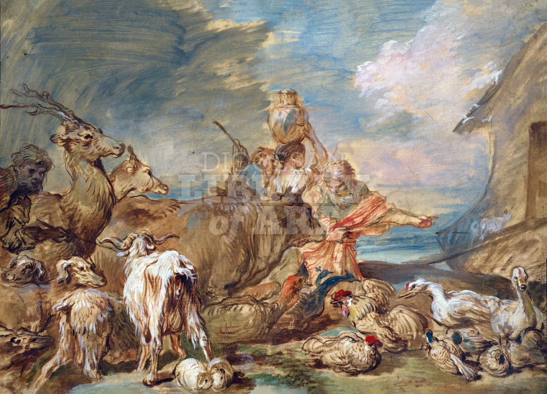 Noah Leading the Animals into the Ark