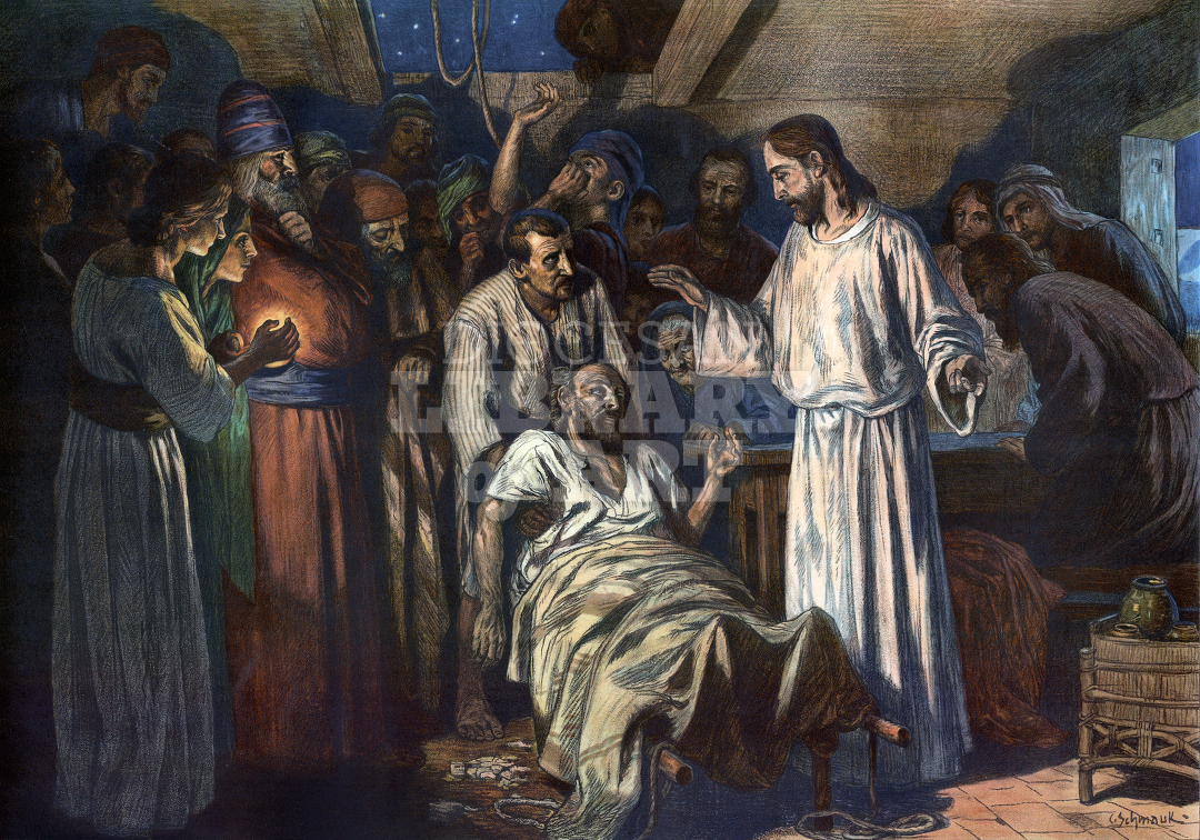 Jesus Heals the Crippled Man