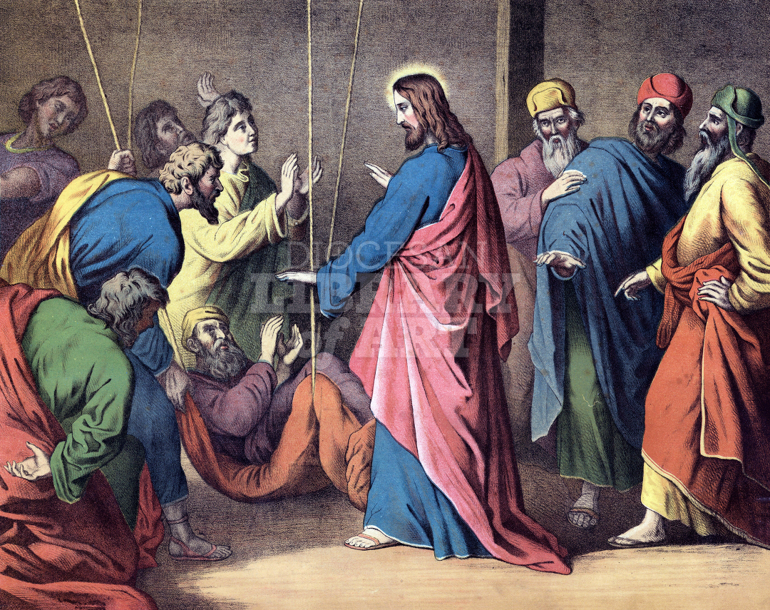 Jesus Heals the Crippled Man