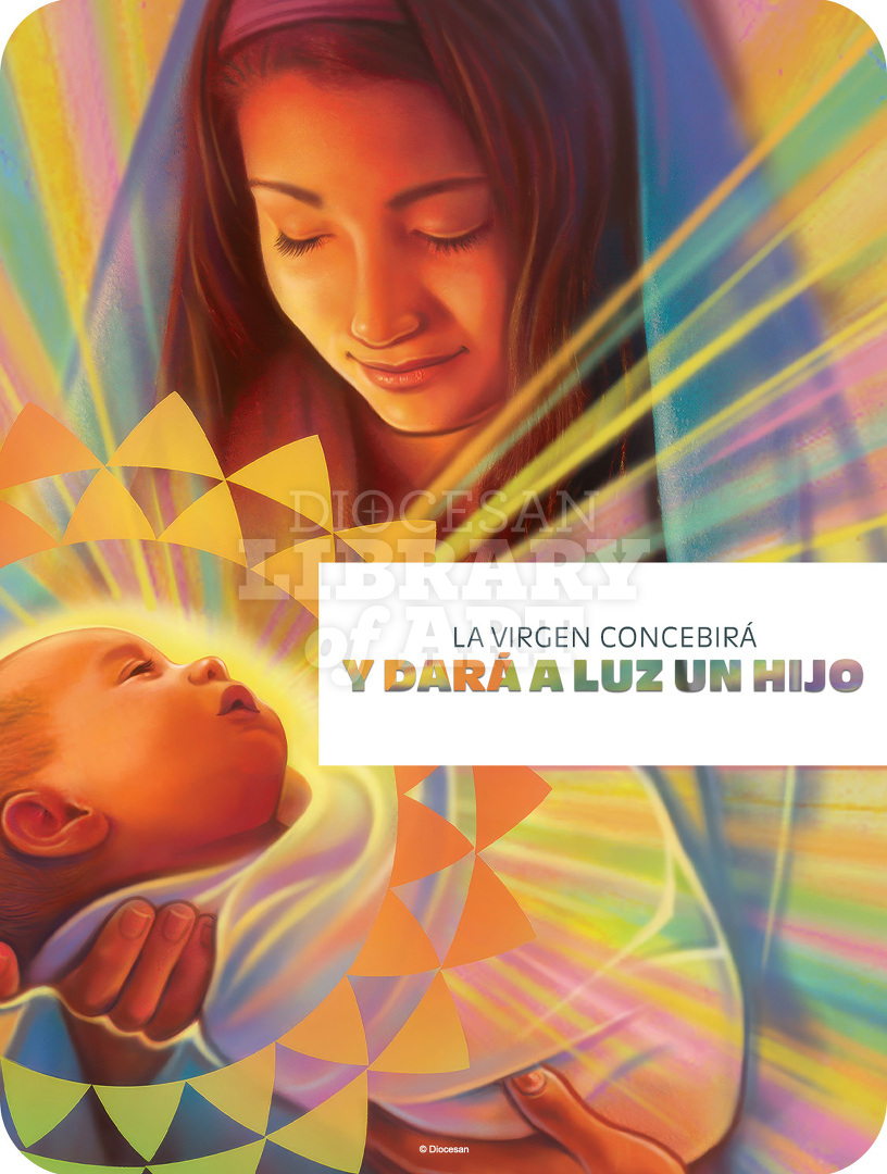 The Virgin Shall conceive. Spanish, Vibrant : Full Page