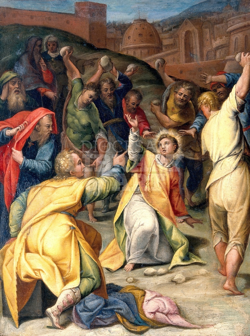 The stoning of St Stephen
