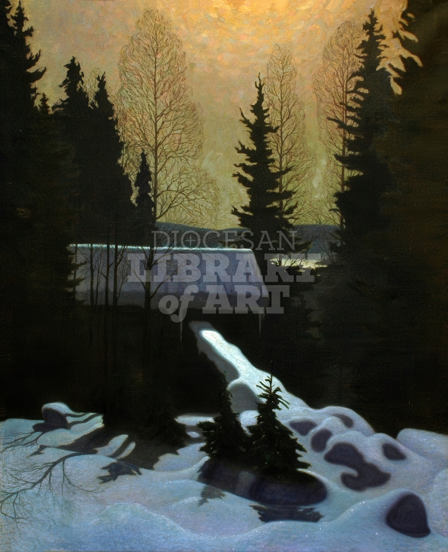 Mill in the Moonlight