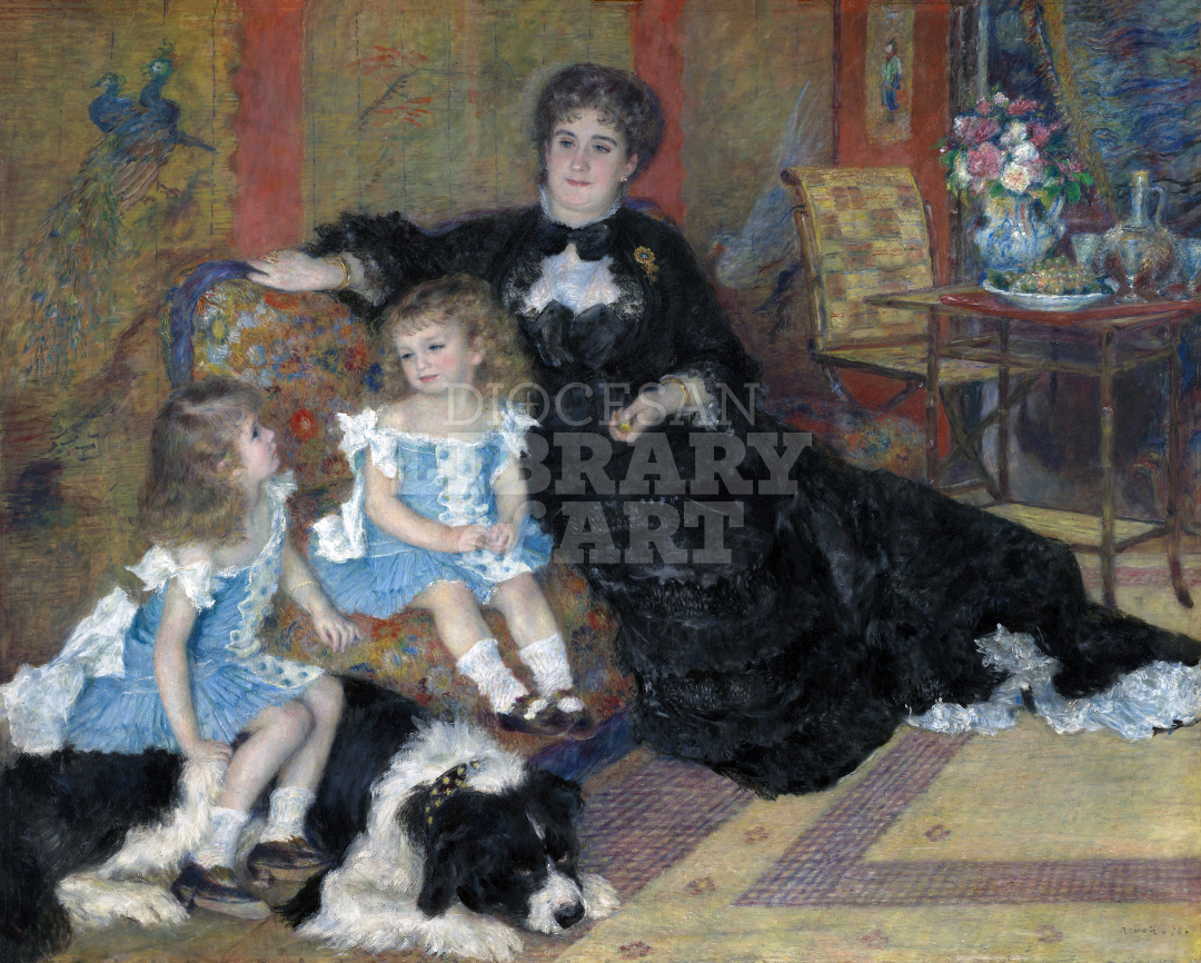 Madame Georges Charpentier and Her Children Georgette Berthe and Paul Emile Charles