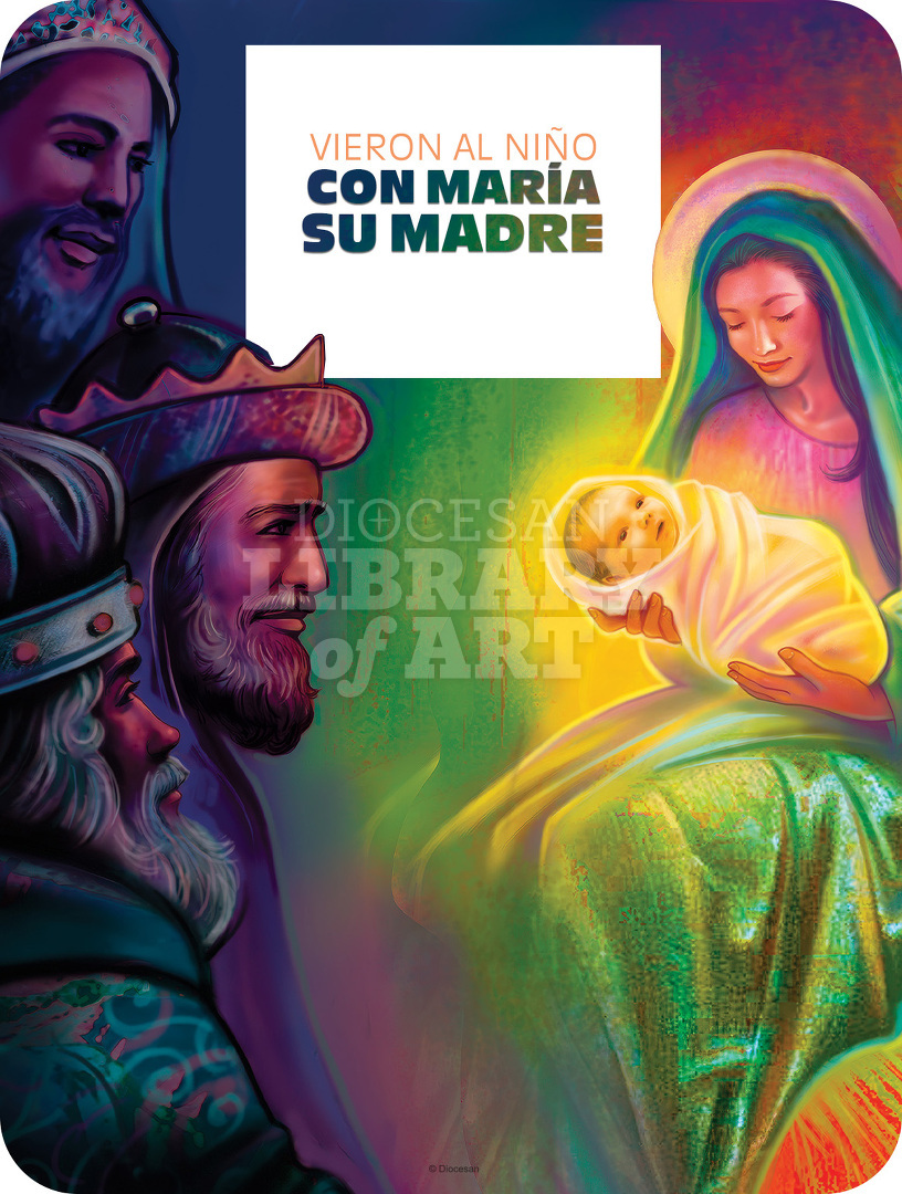 They Saw The Child. Spanish, Vibrant : Full Page