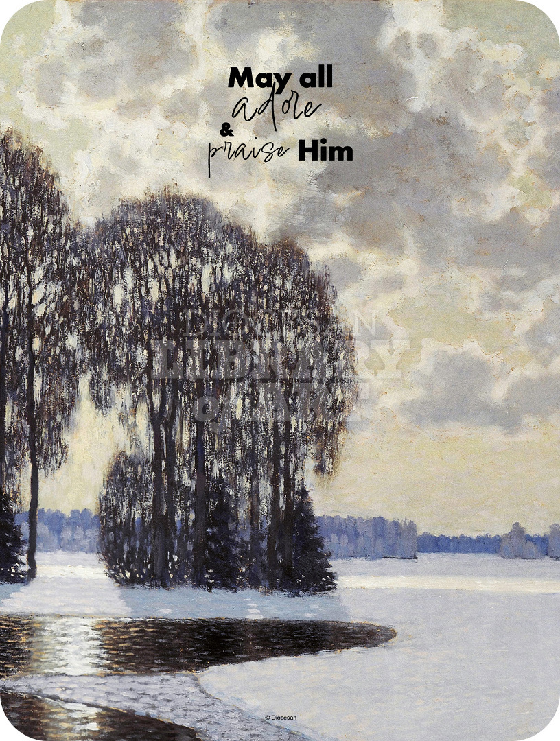 May All Adore Him. Contemporary : Full Page