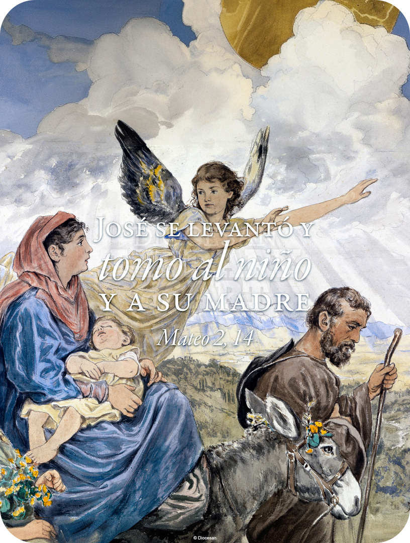 Joseph Rose and Took the Child and His Mother Spanish : Full Page