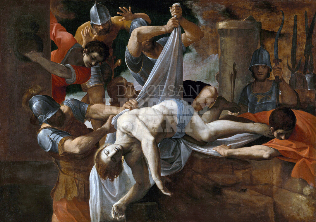 Saint Sebastian Thrown into the Cloaca