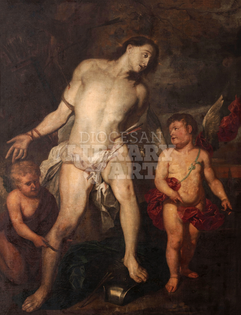 St. Sebastian Freed by Two Angels