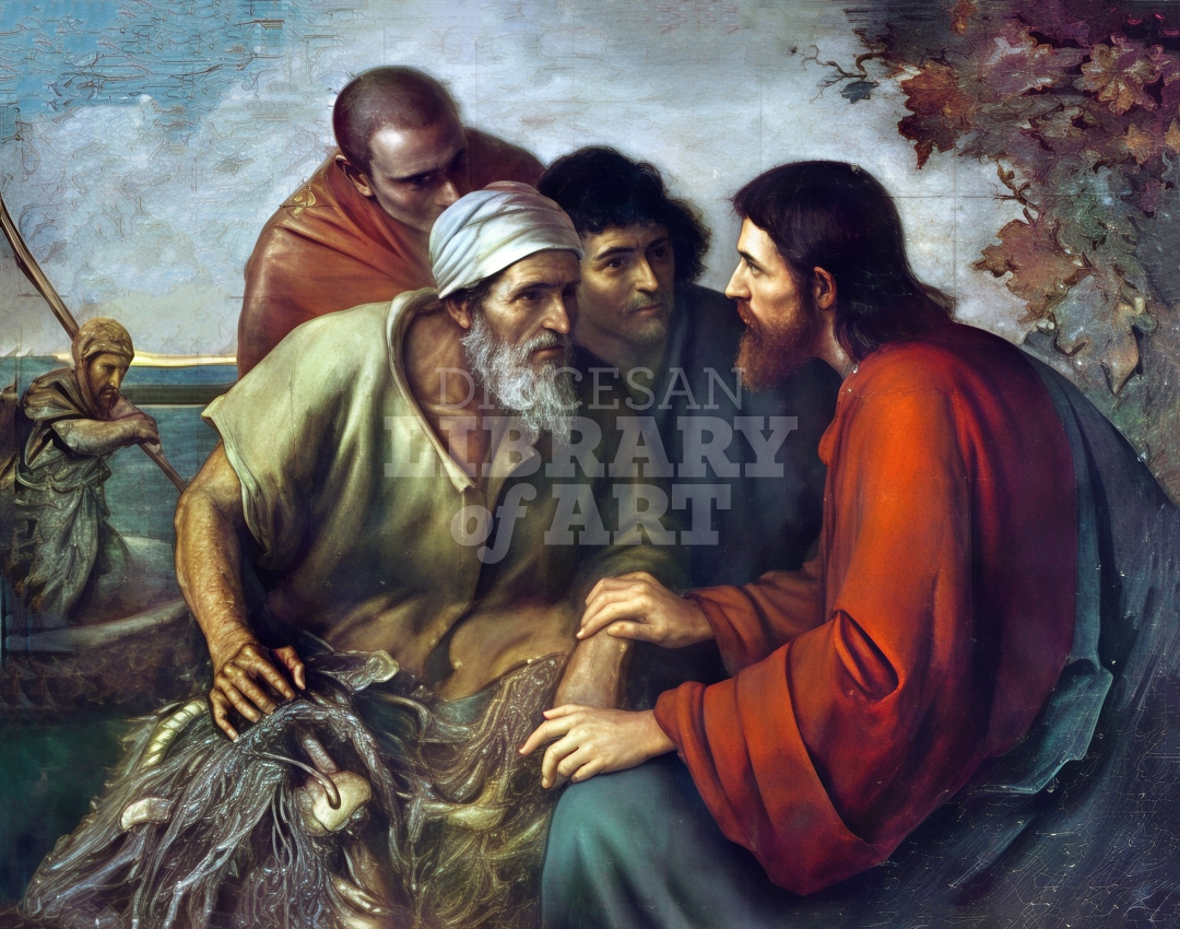Christ and the Fishermen on the Sea of ​​Galilee