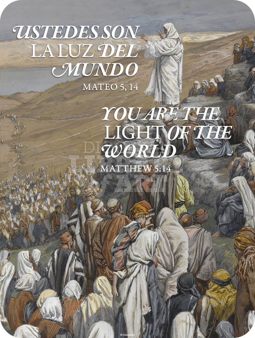 You Are the Light of the World Bilingual : Full Page