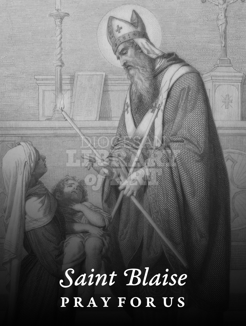 St. Blaise Pray For Us : Full Page